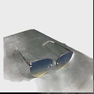 Forever 21 ,sunglasses, blue and yellow